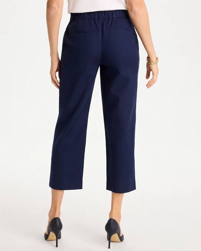 Embroidered Linen Fly Front Pants - image 3